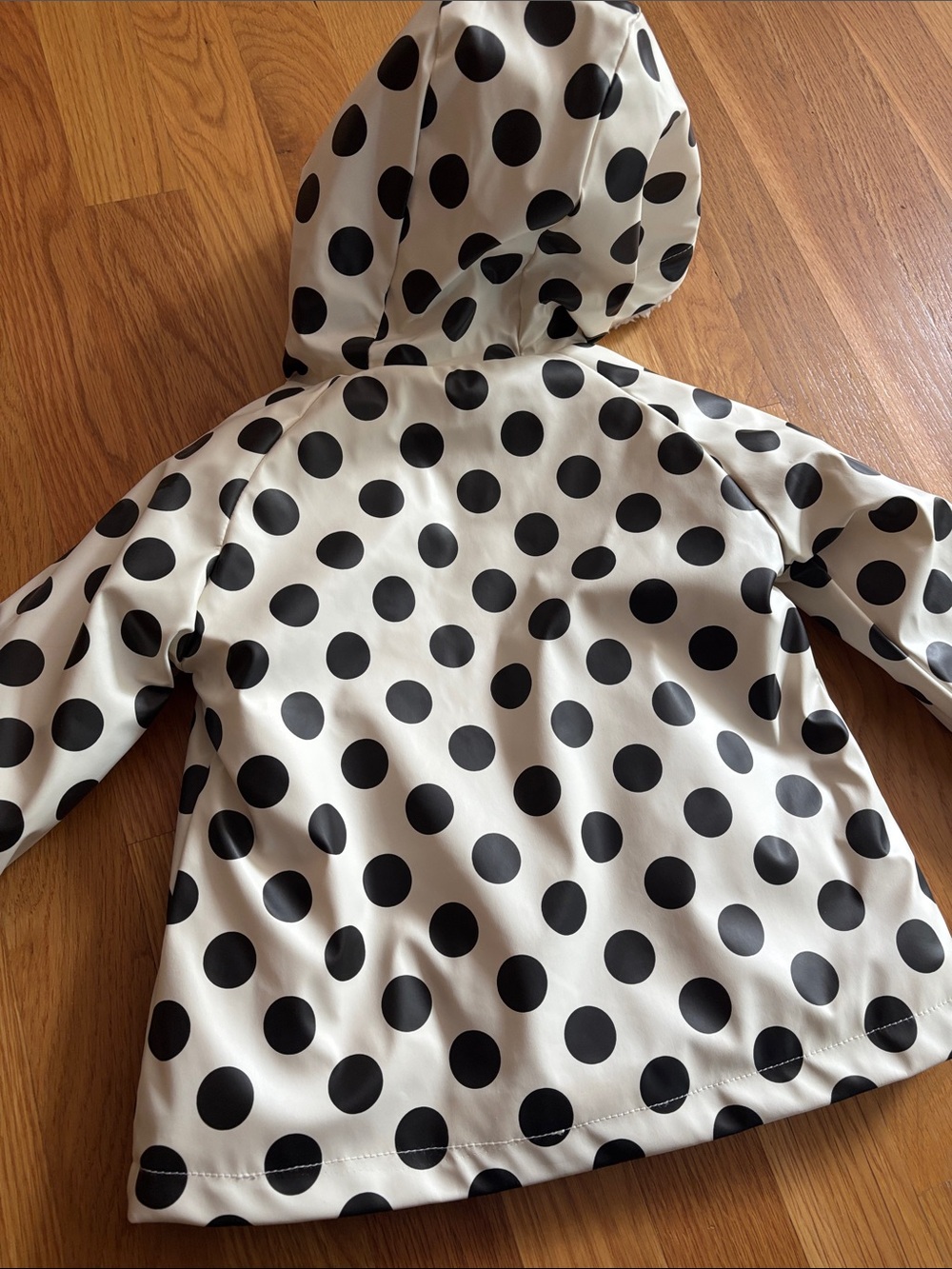 2T NWT C&C California Fleece Lined Polkadot Raincoat - Picture 5 of 5